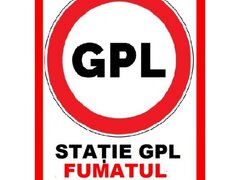 Placuta pentru statie gpl fumatul interzis